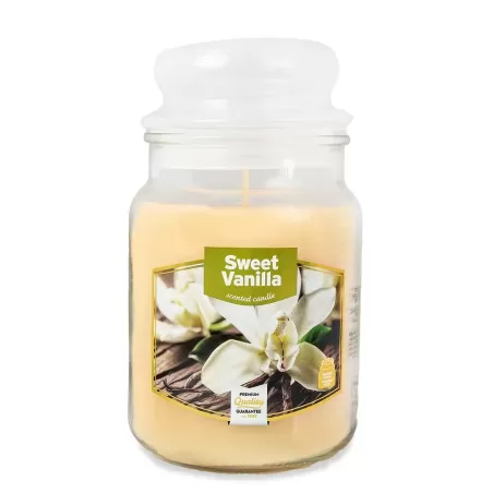 Borcane Mari de Sticlă cu Lumânări