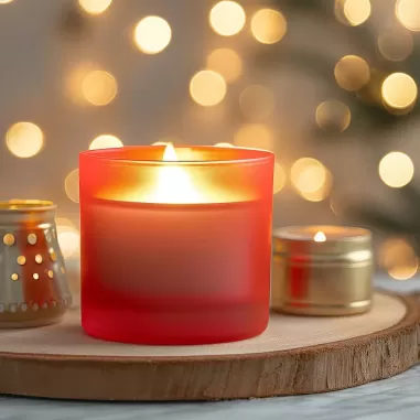 Candelă de Plastic 4 set Roșu