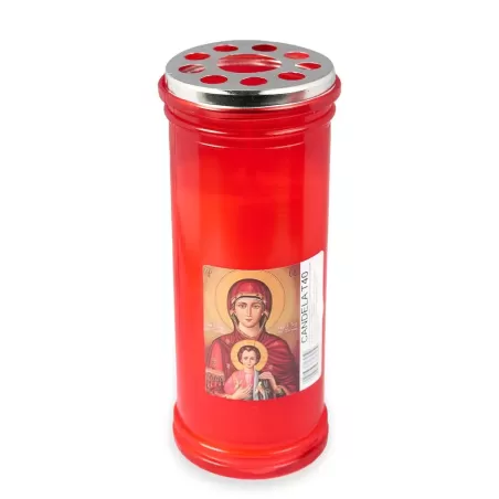 Candelă de Plastic T40 Roșie