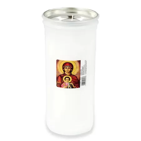 Candelă de Plastic T100 Albă