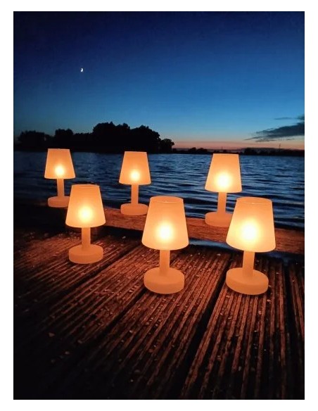 Lampă cu Ulei tip Veioză Albă