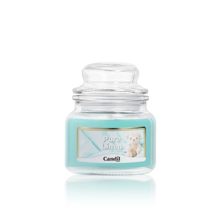 Borcane Mici de Sticlă cu Lumânări