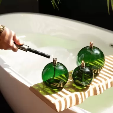 Lampă Ulei Bilă Verde L