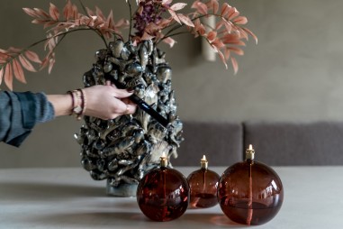 Lampă Ulei Bilă Amarant S