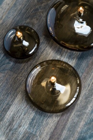 Lampă Modernă Disc Maro L