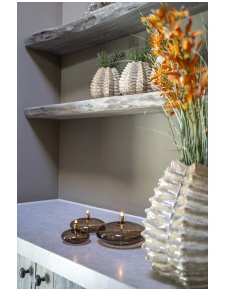 Lampă Modernă Disc Maro L