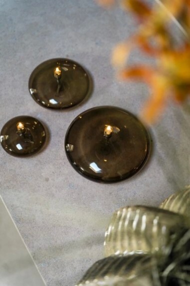 Lampă Modernă Disc Maro L