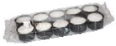 Candelă de Plastic R1 negru (set 10 bucati) 2